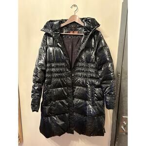 Balmain Zebra Womens Puffer Jacket Large